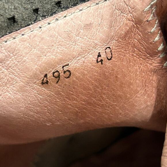 El Naturalista Womens Colibri Ankle Boots Size 40 US 9 Gray Distressed Leather - Picture 10 of 10